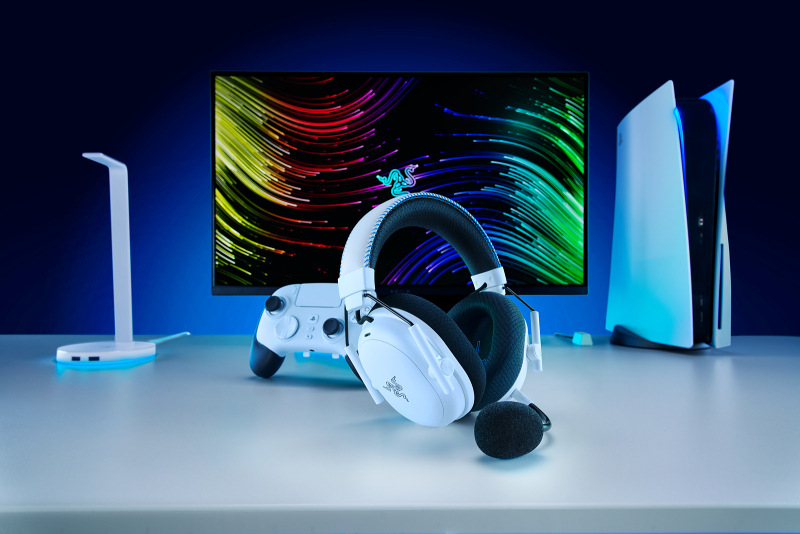 Headset Razer BlackShark V3 Pro PlayStation biely
