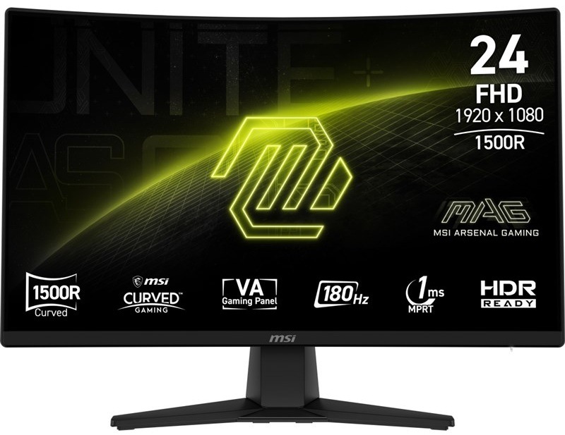 Herný monitor MSI MAG 242C čierny
