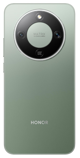 Mobilný telefón HONOR Magic8 Lite 5G 8 GB / 512 GB zelený Detail zadného fotoaparátu HONOR Magic8 Lite 5G s rozlíšením 108 Mpx a optickou stabilizáciou