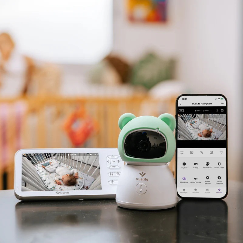 Detská elektronická pestúnka TrueLife NannyCam R6 Dual Smart biela Detská elektronická pestúnka TrueLife NannyCam R6 Dual Smart