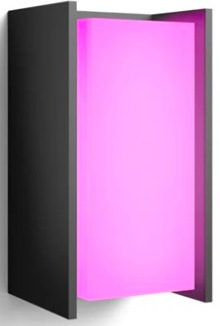 Vonkajšie svietidlo Philips Turaco Hue wall A60 WCA ako nástenný lampáš s farebným svetlom