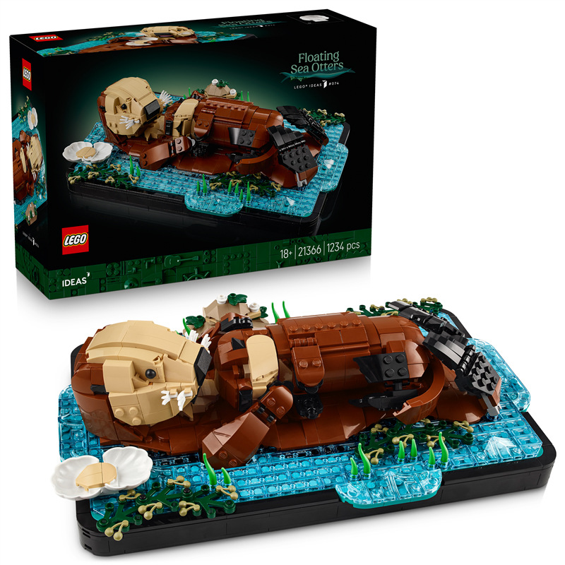 Stavebnica LEGO® Ideas 21366 Plavající mořské vydry Stavebnica LEGO® Ideas 21366 Plávajúce morské vydry