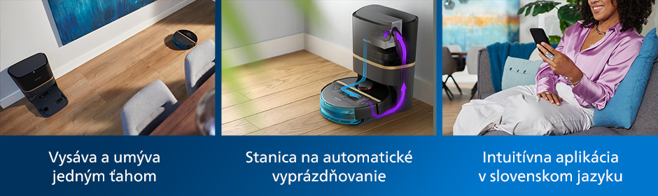 Robotický vysávač Philips Series 7000 XU7100/01 Robotický vysávač Philips Series 7000 XU7100/01