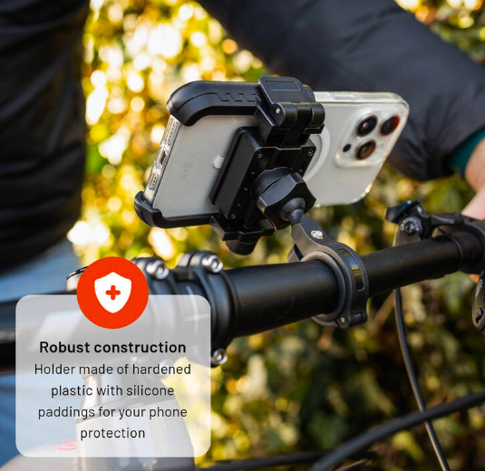 Držiak na mobil FIXED Bikee Plus - čierny