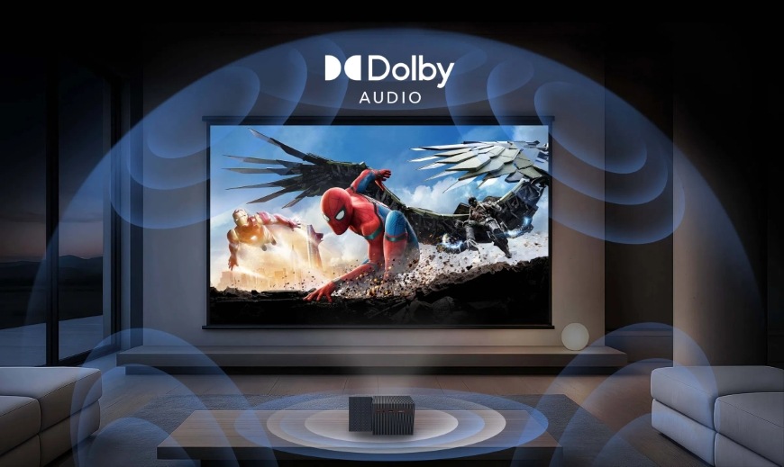 Plátno s hrdinami z Avengers, vynikajúci obraz dopĺňa kvalitný zvuk Dolby Audio z TCL PlayCube