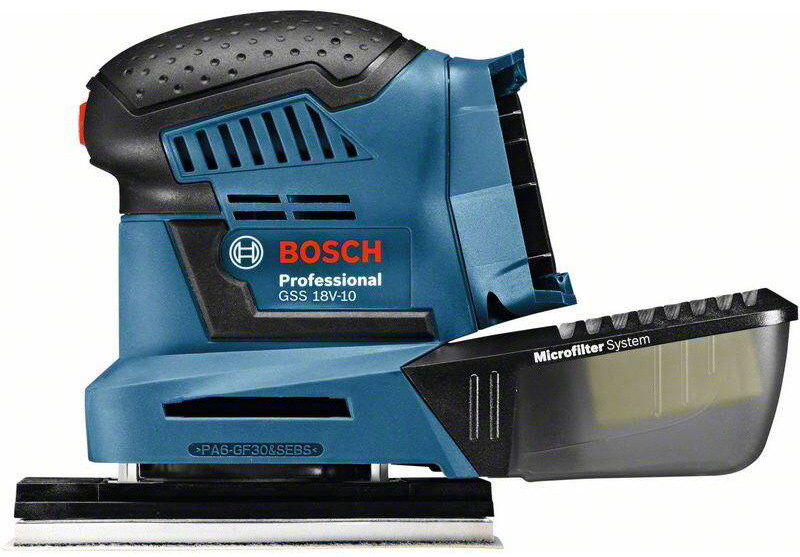 Vibračná brúska Bosch Professional GSS 18 V-10 (bez batérie)