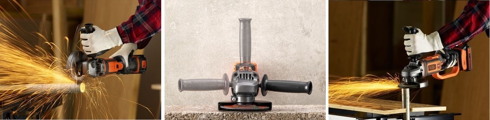 Uhlová brúska akumulátorová Black-Decker BCG720N-XJ (bez batérie) Uhlová brúska akumulátorová Black-Decker BCG720N-XJ (bez batérie)