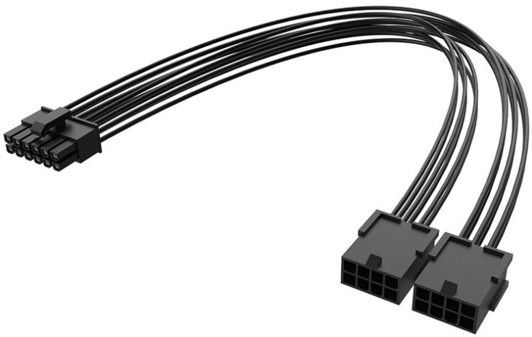 AKASA kábel PCIe 12-Pin na Dual 8-Pin