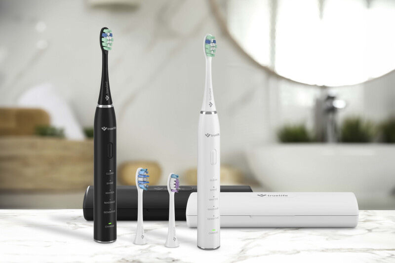 Zubná kefka TrueLife TrueLife SonicBrush Clean30 Duo čierna/biela Zubná kefka TrueLife TrueLife SonicBrush Clean30 Duo čierna/biela