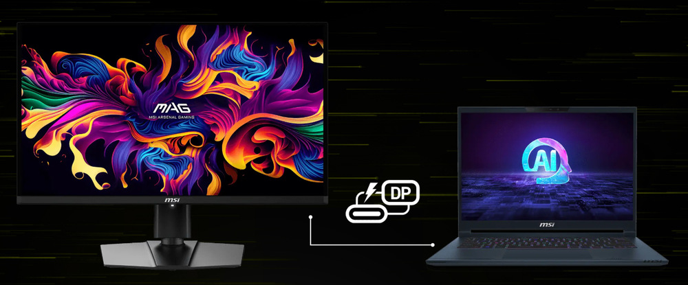 Herný monitor MSI MAG 272QPW QD-OLED X28 biely