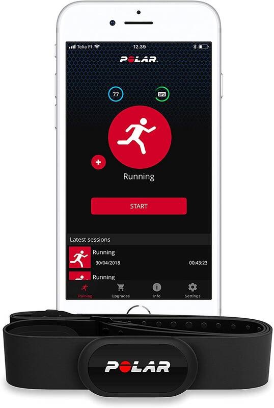 Hrudníkový pás Polar H10+ TF, M-XXL čierny Hrudníkový pás Polar H10+ TF, M-XXL čierny