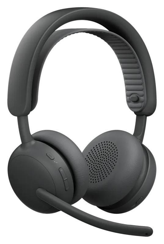 Headset Logitech Zone Wireless 2 ES sivý Bezdrôtový headset Logitech Zone Wireless 2 ES v grafitovej farbe s mikrofónom
