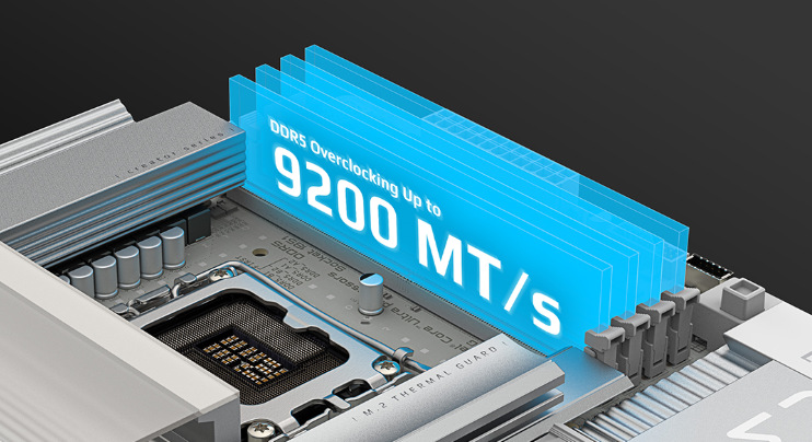 Základná doska GIGABYTE Z890 AERO G Gigabyte Z890 AERO G umožňuje využiť až 256 GB RAM DDR5