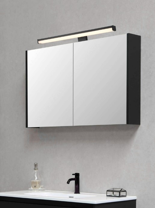 Nástenné svietidlo TRIO Lino, 40 cm čierne Nástenné svietidlo TRIO Lino, 40 cm - čierne