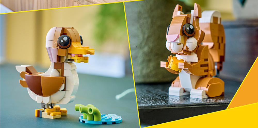 Stavebnica LEGO® Creator 3 v 1 31382 Roztomilá zvířata: Roztomilé štěňátko Stavebnica ponúka tri zvieracie modely v jednom, takže deti môžu voliť podľa práve vymýšľaného príbehu.