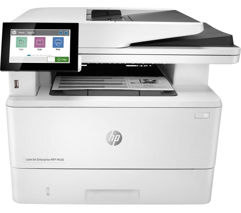 Tlačiareň multifunkčná HP LaserJet Enterprise MFP M430f biela