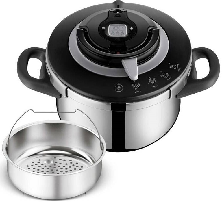 Tlakový hrniec Tefal Clipso+ CHEF P4550632, 4,5 l nerez