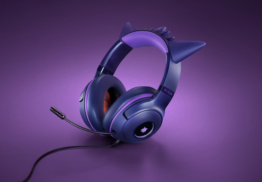 Headset Razer Kraken Kitty V2 Pokémon Gengar Ed. fialový Razer Kraken Kitty V2