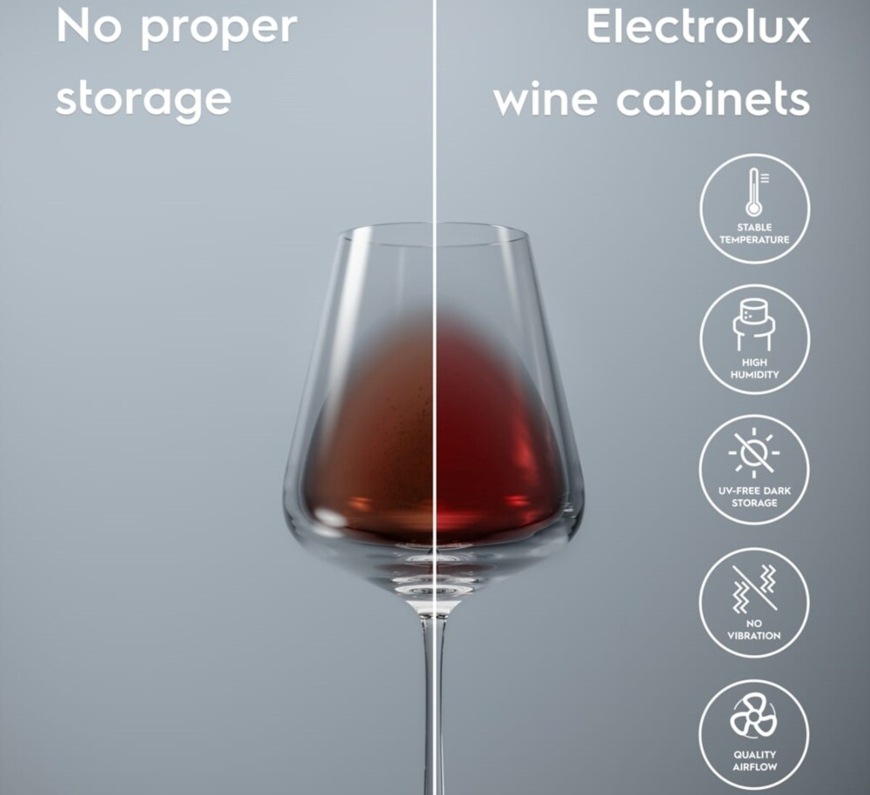 Vínotéka Electrolux EWUS040B8B čierna Electrolux EWUS040B8B, černá