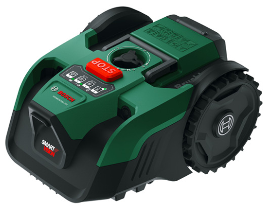 Robotická kosačka Bosch VISIMOW 18V-200 akumulátorová kosačka zelenej farby