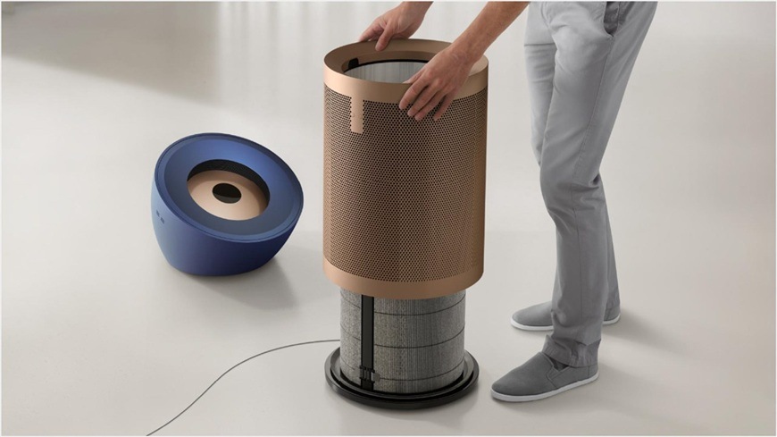 Čistička vzduchu Dyson Purifier Big+Quiet Formaldehyde BP04 modrá/medená