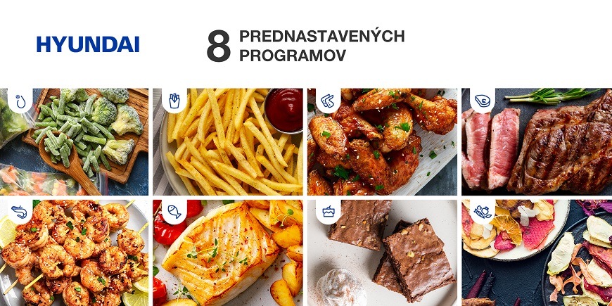 Fritéza teplovzdušná Hyundai AF 470 čierna Fritéza teplovzdušná Hyundai AF 470 čierna