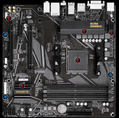 Základná doska GIGABYTE B550M DS3 Základná doska GIGABYTE B550M DS3