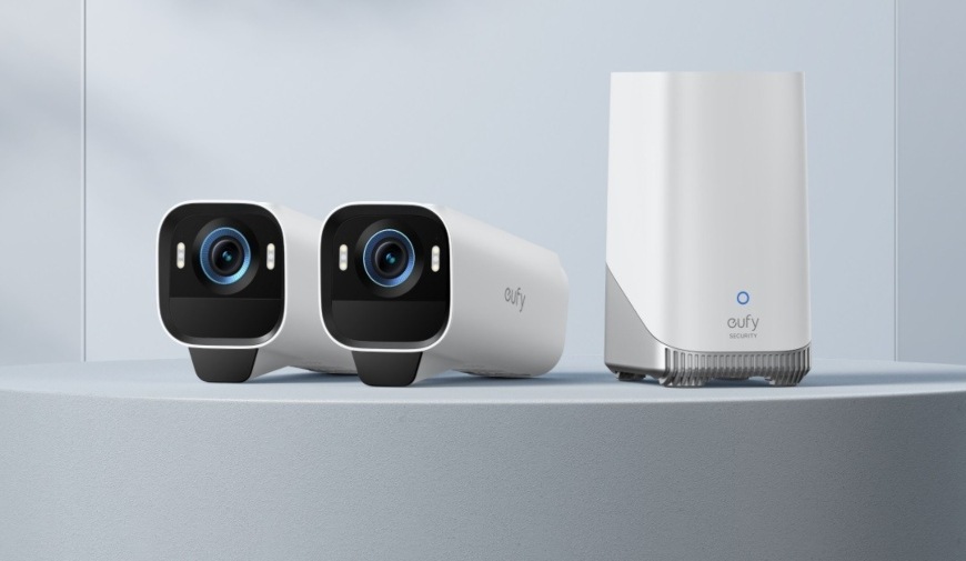 IP kamera Anker eufy S3 Pro 4K (3 ks + HomeBase 3) biely Anker Eufy S3 Pro 4K (3 ks + HomeBase 3), biela