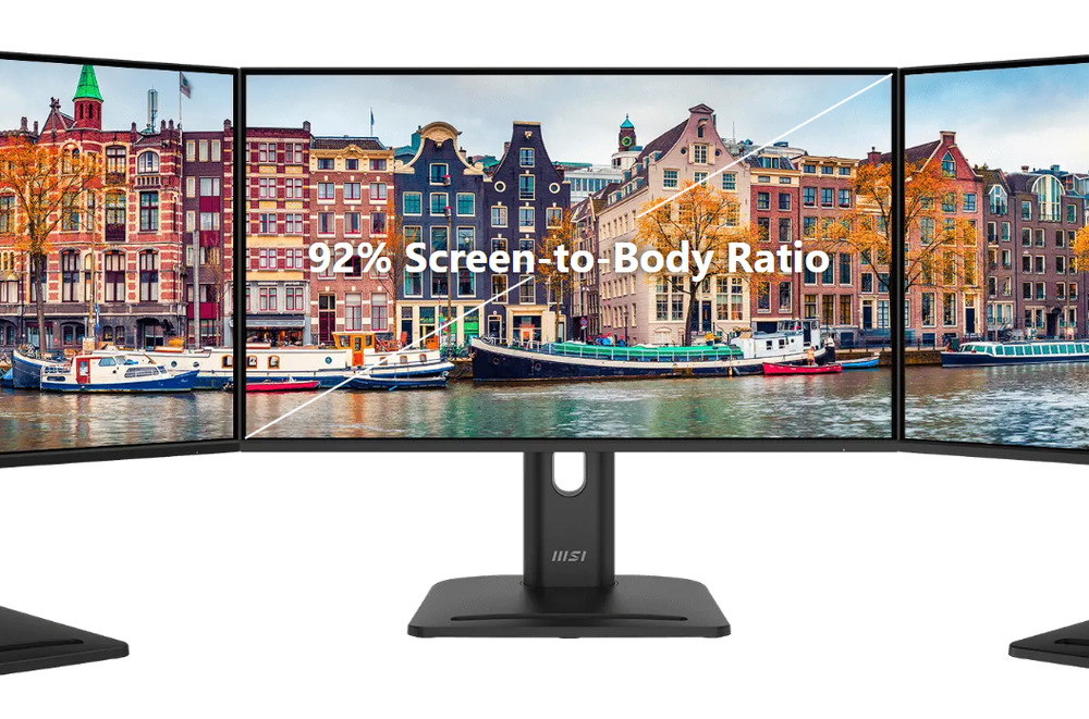 Monitor MSI Pro MP275PG E14 čierny MSI Pro MP275PG E14 ťaží aj z minimalizovaných rámčekov okolo displeja