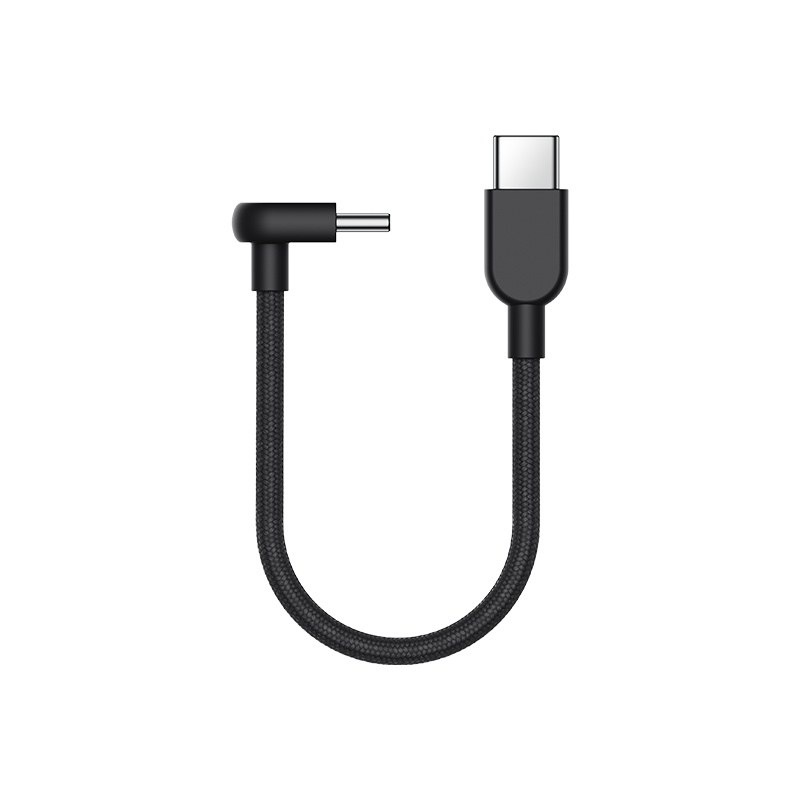 Kabel Xiaomi 3A USB-C/USB-C, 10cm, oplétaný šedý