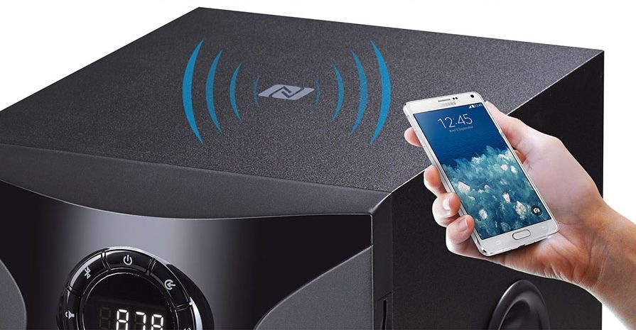 Reproduktory Fenda F&D F380X 2.1, bluetooth, rádio, USB, SD, diaľkové ovládanie čierne Reproduktory Fenda F&D F380X 2.1, bluetooth, rádio, USB, SD, diaľkové ovládanie čierne