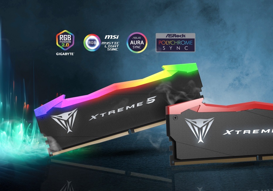 Pamäťový modul Patriot Viper Extreme 5 RGB 32GB (2x16GB) DDR5 8000MHz CL38 Pamäťový modul Patriot Viper Extreme 5 RGB 32GB (2x16GB) DDR5 8000MHz CL38