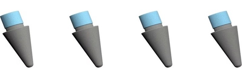 Náhradné hroty Paperlike na Apple Pencil, šedá farba