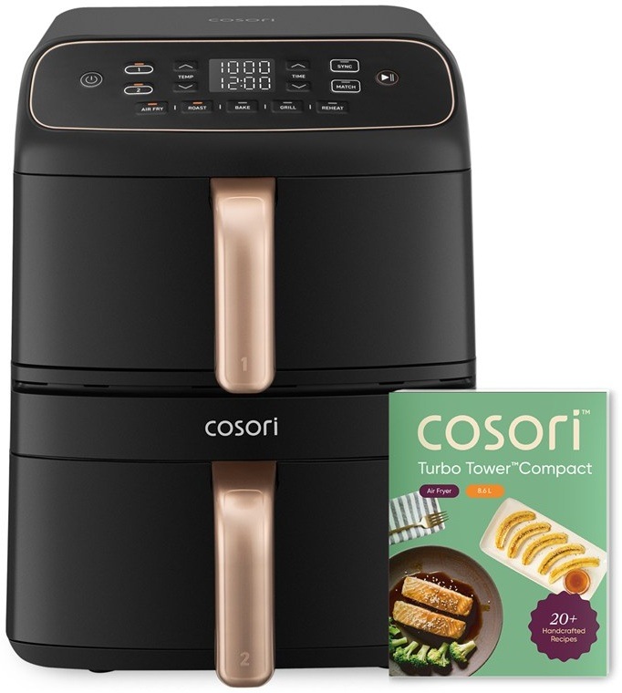 Teplovzdušná fritéza Cosori Turbo Tower Compact.