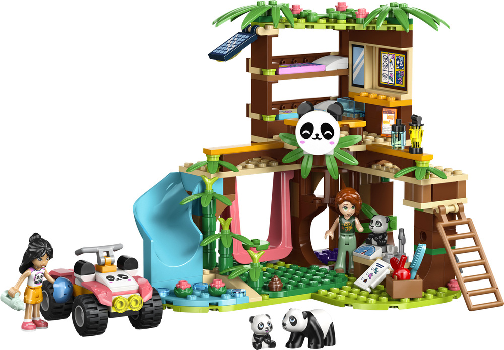 Stavebnica LEGO® Friends 42648 Starostlivosť o zvieratká v útulku pre pandy Stavebnica LEGO Friends podporuje vymýšľanie vlastných príbehov o priateľstve, starostlivosti o zvieratá a spoločných dobrodružstvách