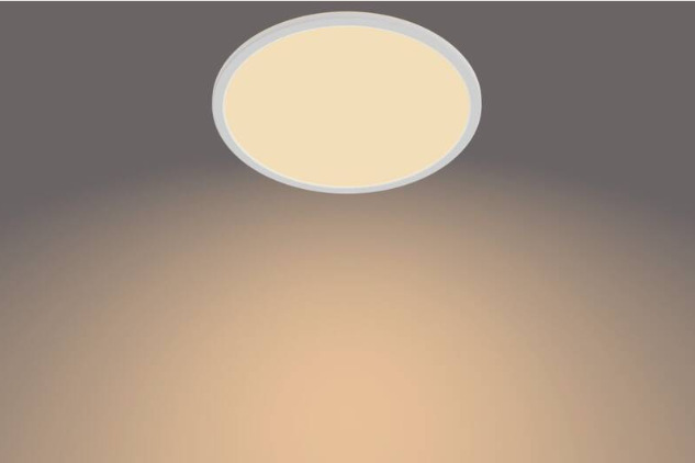 LED stropné svietidlo Philips CL550, Superslim, 18W, IP44, teplá biela biele Philips CL550, Superslim, 18W, IP44, teplá biela, biela