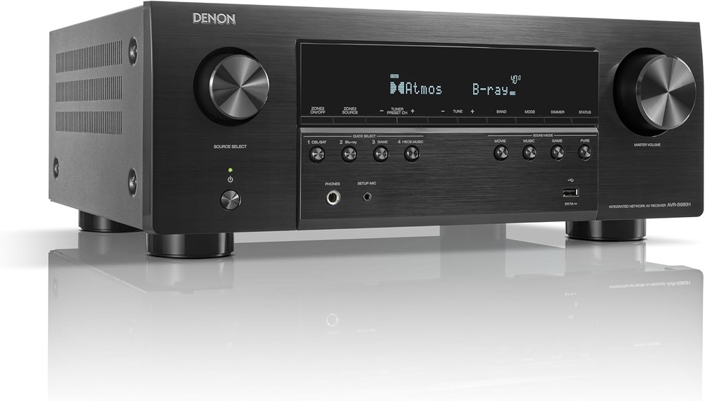 AV Receiver Denon AVR-S980H čierny AV receiver Denon AVR-S980H pri sledovaní domáceho kina