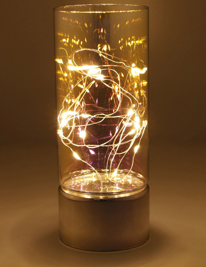 LED dekorácie RETLUX RXL 360, reťaz vo váze, 20 LED, teplá biela