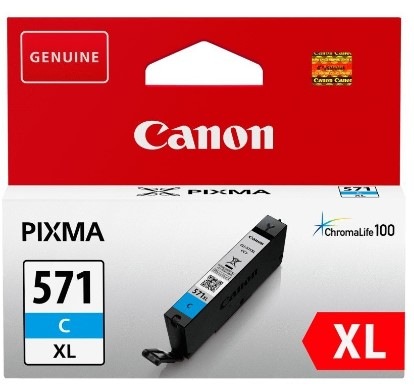 Cartridge Canon CLI-571XL C, 715 strán azúrová farba