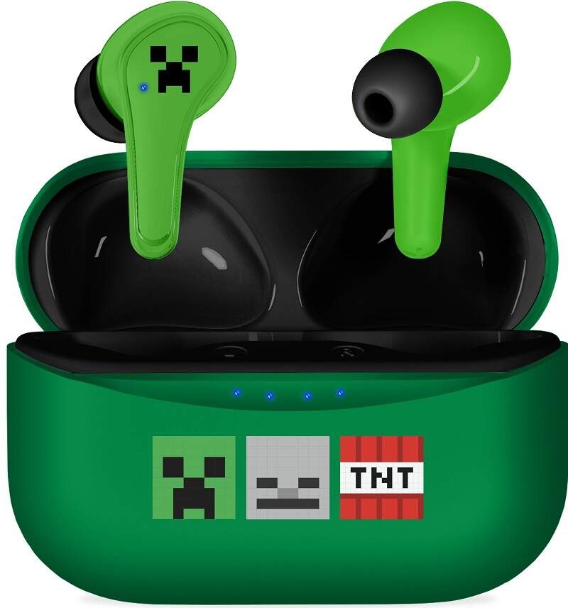 Slúchadlá OTL Technologies Minecraft Icons TWS zelená Slúchadlá OTL Technologies Minecraft Icons TWS zelená