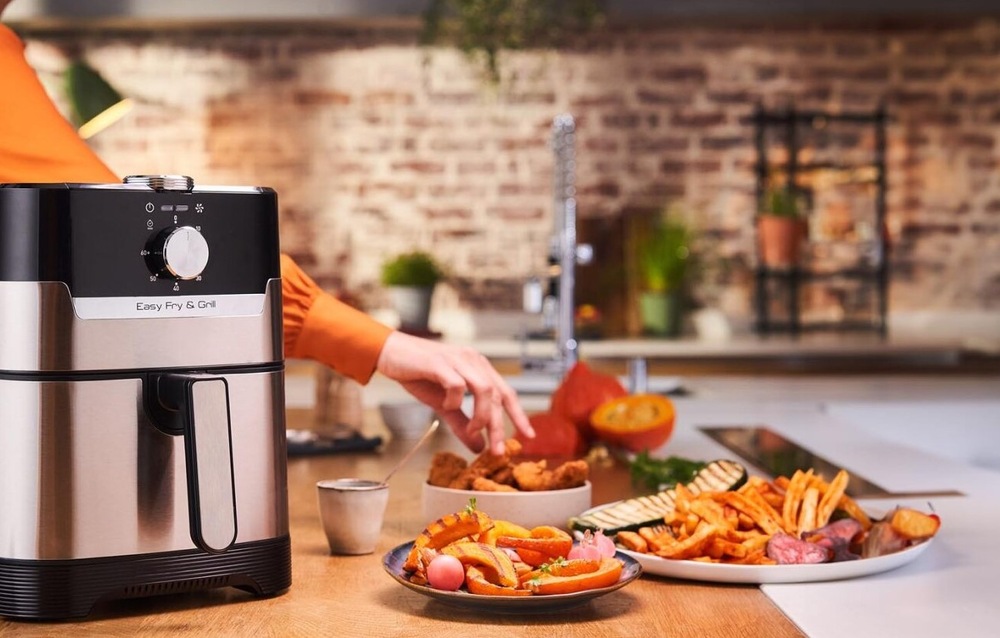 Fritéza teplovzdušná Tefal EY505D15 Easy Fry&Grill 2v1