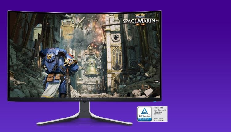 Herný monitor Dell Alienware AW3225QF čierny/biely Dell Alienware AW3225QF