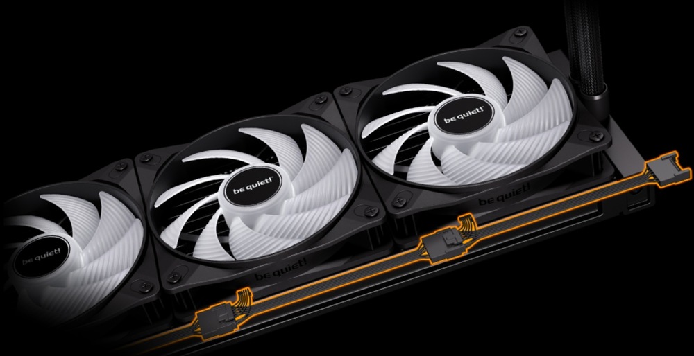 Vodný chladič be quiet! Pure Loop 3 LX 360 čierny Veľké rozmery 360 mm prináša vysoký chladiaci výkon aj pri výkonnej prevádzke