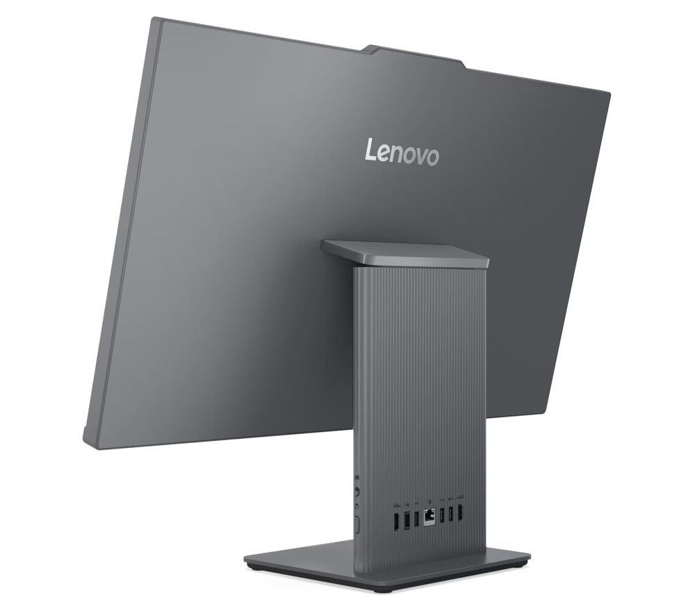 PC all in-one Lenovo IdeaCentre 27IRH9 sivý AIO PC Lenovo IdeaCentre 27IRH9 27" zozadu