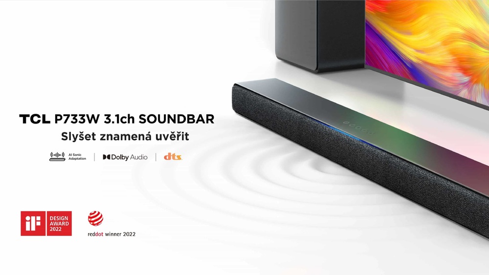 Soundbar TCL P733W čierny