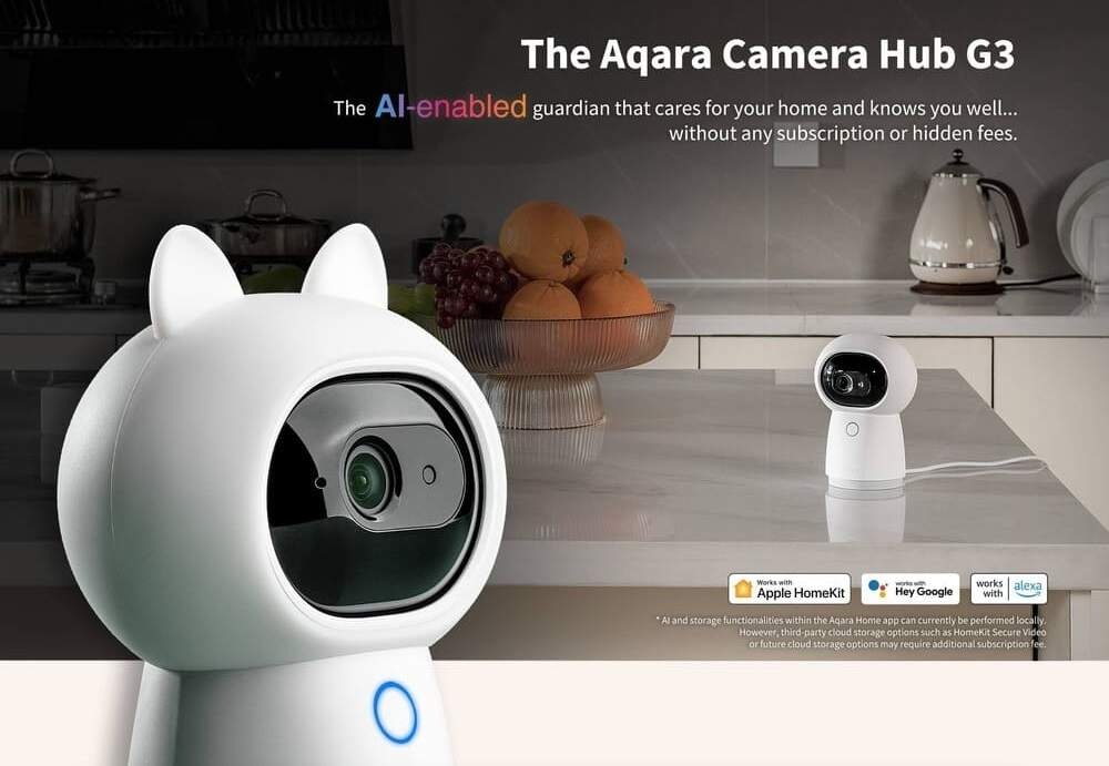 IP kamera Aqara G3H Camera Hub biela IP kamera Aqara G3H Camera Hub biela