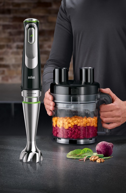 Ponorný mixér Braun MultiQuick 9 MQ9195XLI čierny/nerez