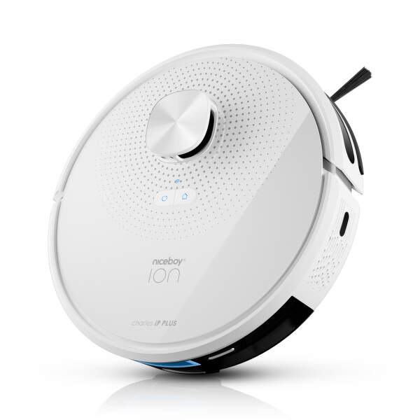 Robotický vysávač Niceboy ION Charles i9 Plus White biely Robotický vysávač Niceboy ION Charles i9 Plus White biely