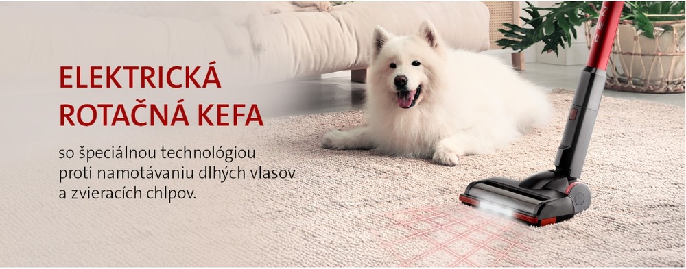 Tyčový vysávač ETA Fenix 2233 90000 sivý/červený Tyčový vysávač ETA Fenix 2233 90000 sivý/červený