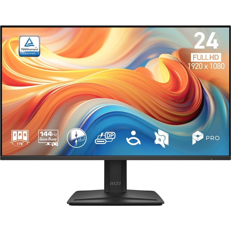 Monitor MSI PRO MP242 E14C 23,8", čierny